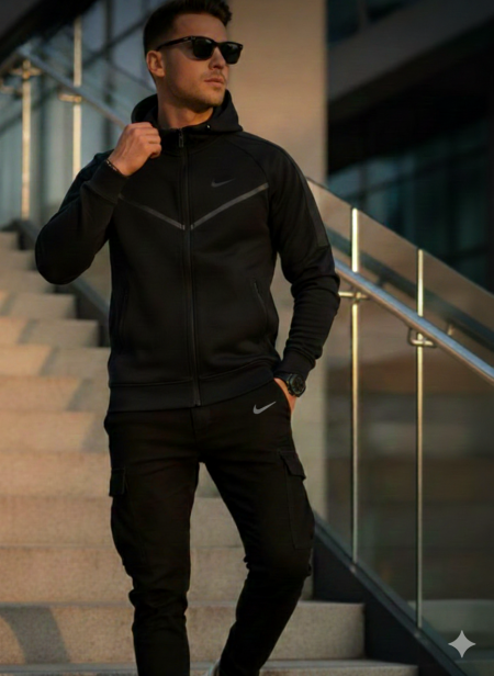 طقم كامل جاكيت وبنطلون نايك