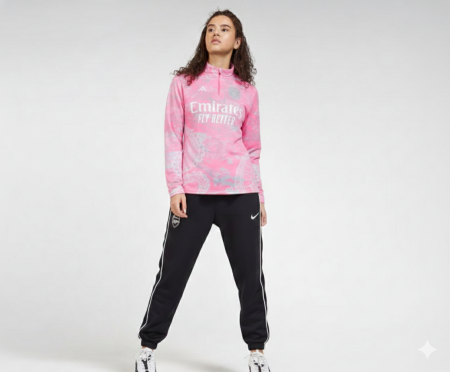 طقم تدريب ريال مدريد بناتي زهري