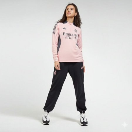 طقم تدريب ريال مدريد بناتي زهري